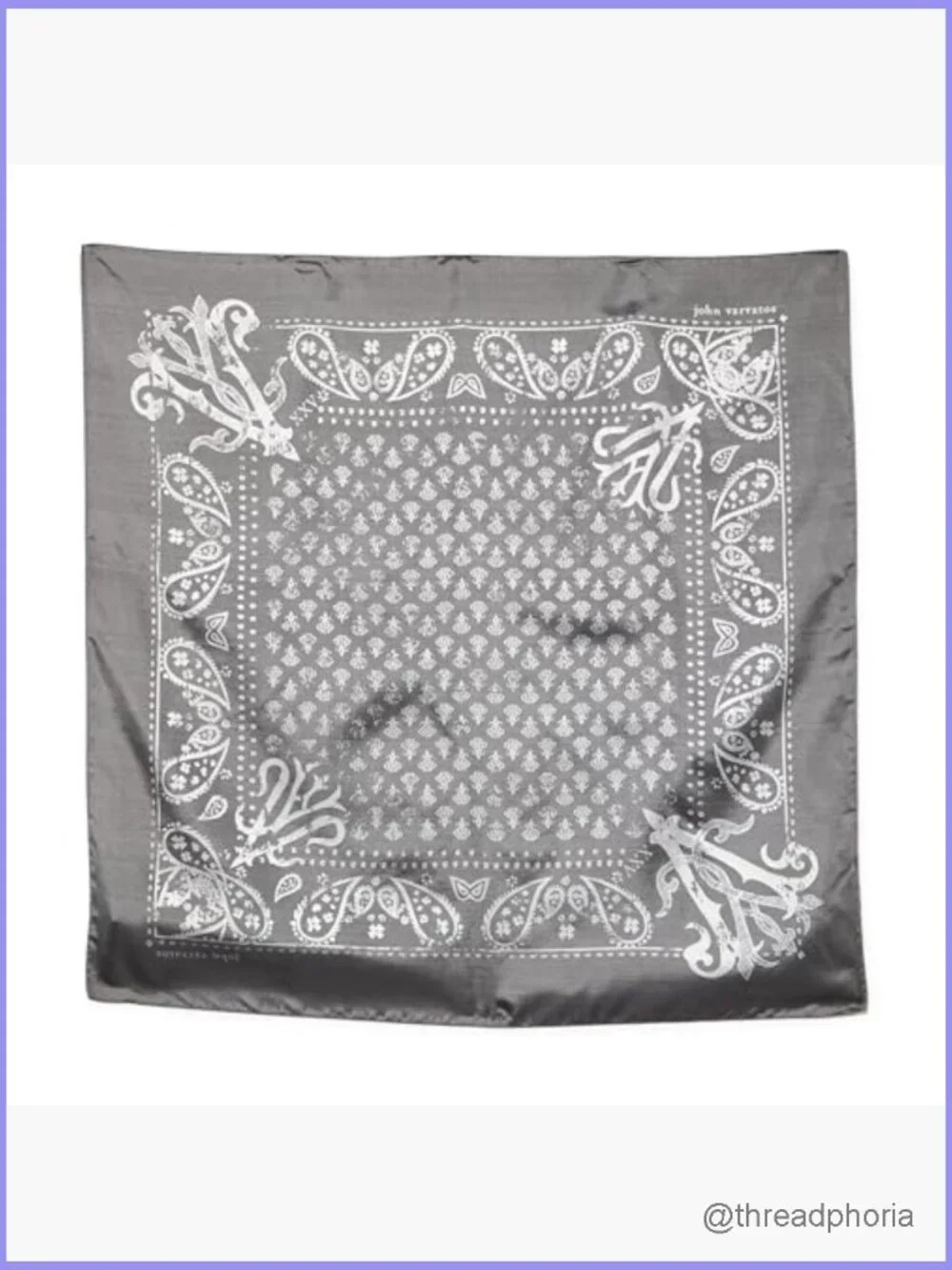 Italian Bandana Silk Blend Scarf Accessory